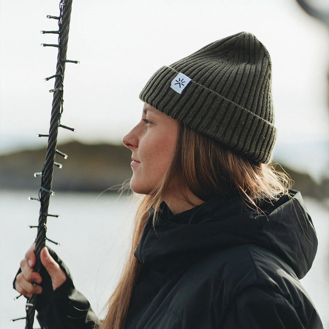 Bergen Beanie Olive Green - Image 3