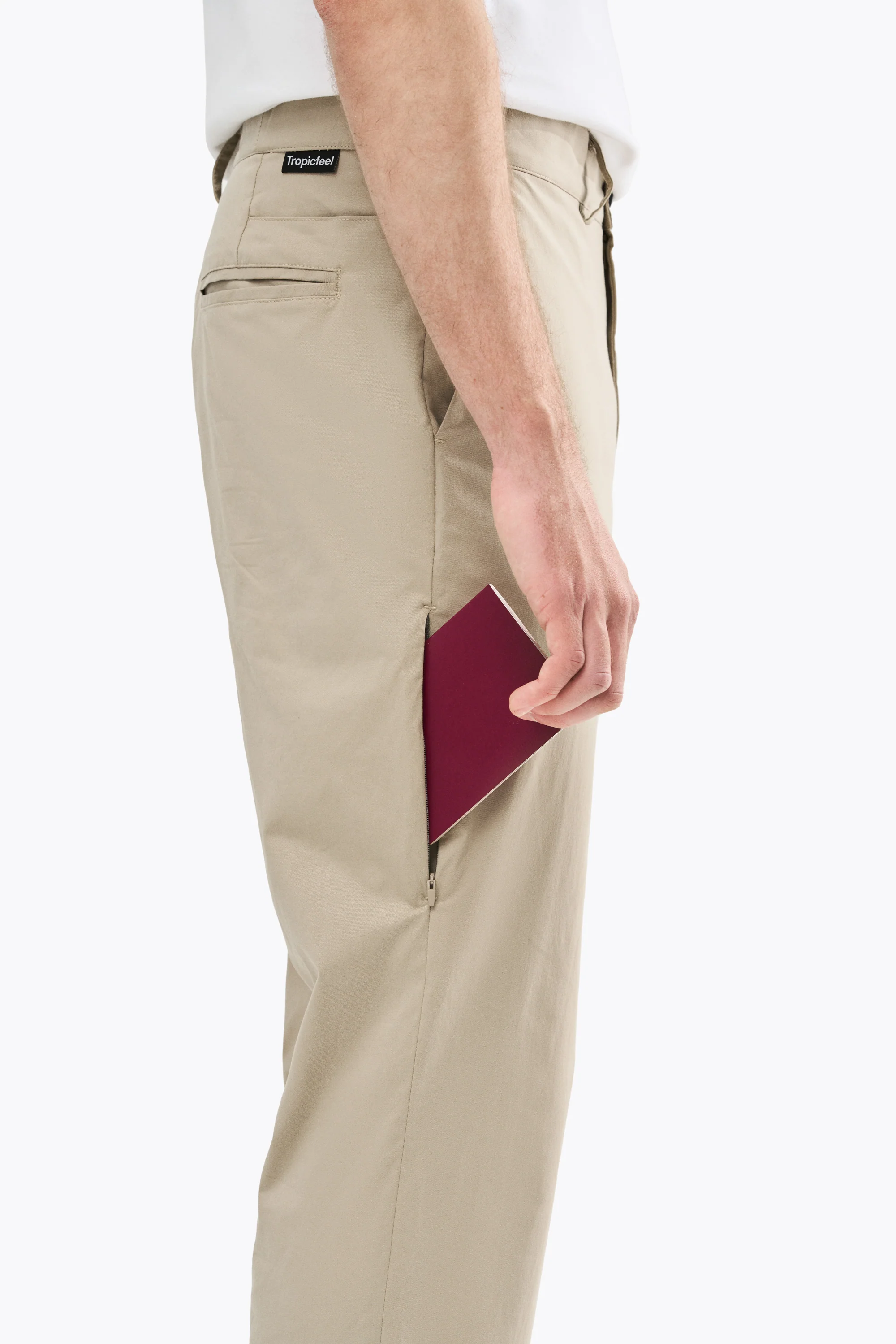 Men's ProTravel Chino Pant Island Fossil - Image 7