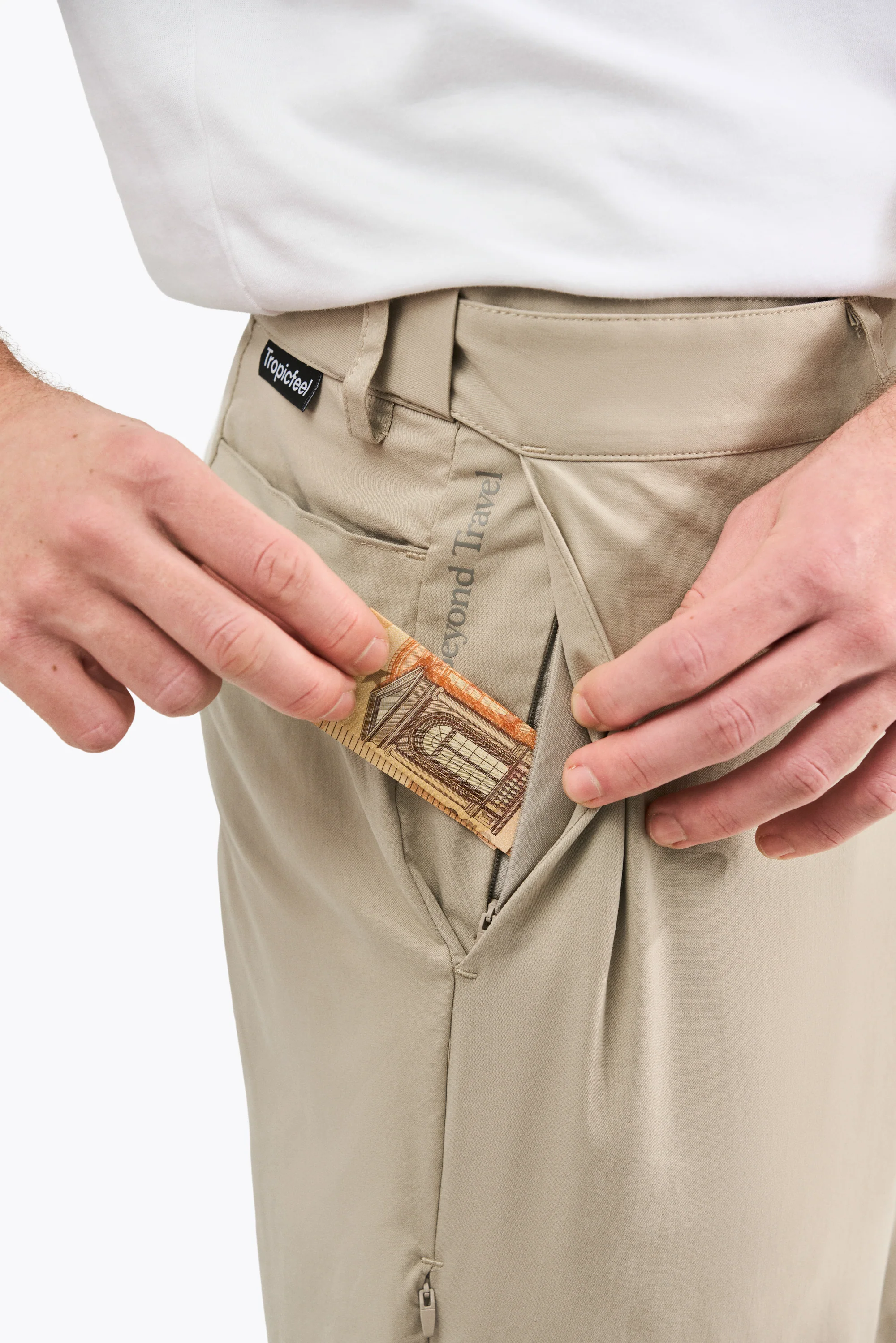 Men's ProTravel Chino Pant Island Fossil - Image 8