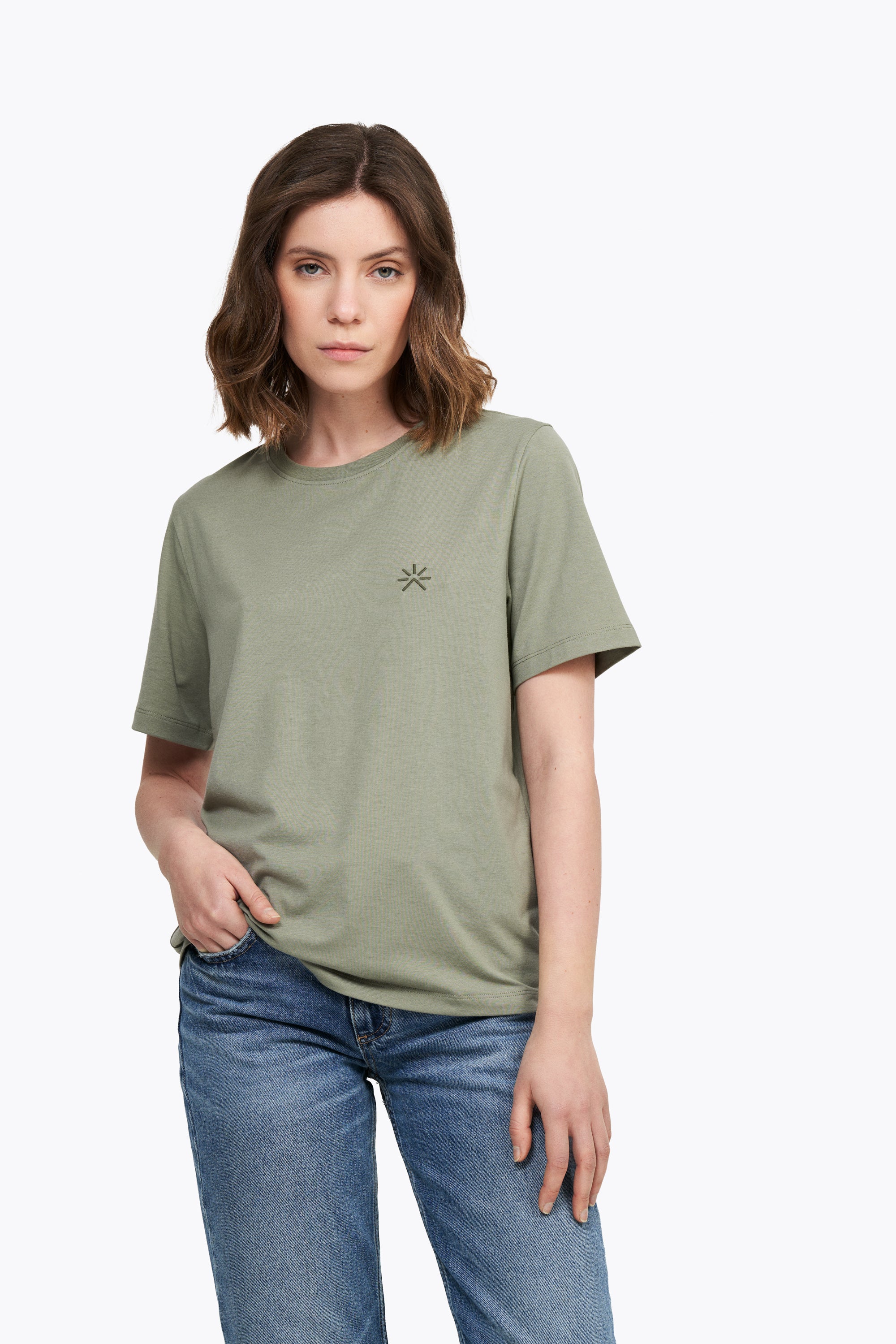 ProTravel Tee SS Foggy Green Women - Image 4