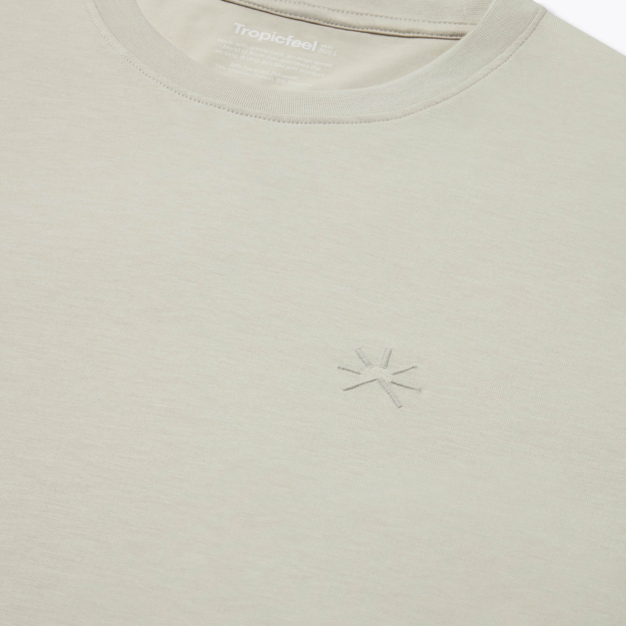 Men's ProTravel Tee SS Moon Grey - Image 3