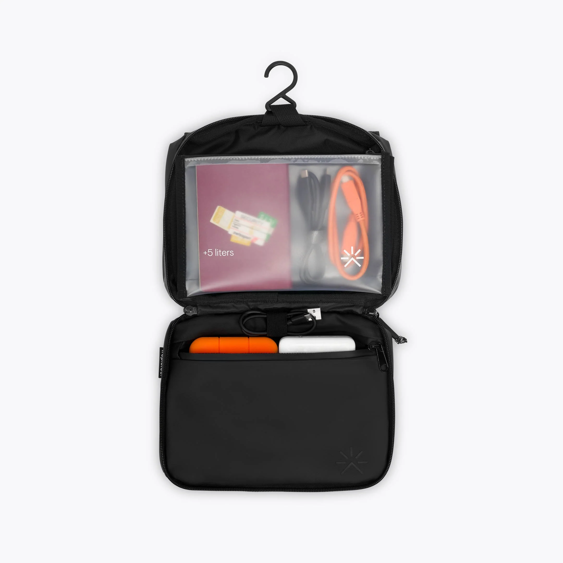 SEE Toiletry Bag Black - Image 4