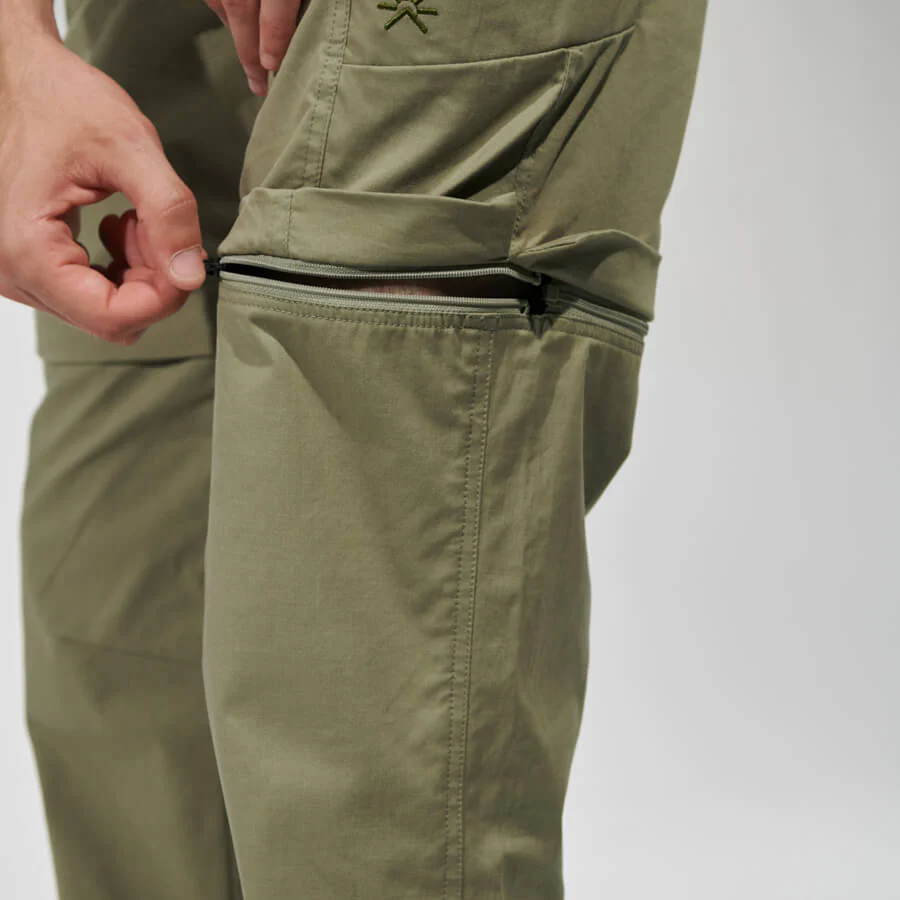 Men's Zip-Off Pant Sage Khaki - Image 6